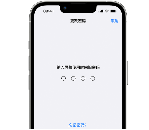 景宁iPhone屏幕维修分享iPhone屏幕使用时间密码忘记了怎么办 