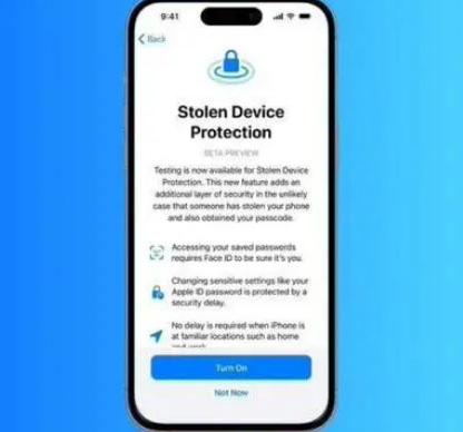 景宁苹果授权维修店分享被盗设备保护功能开启方法 