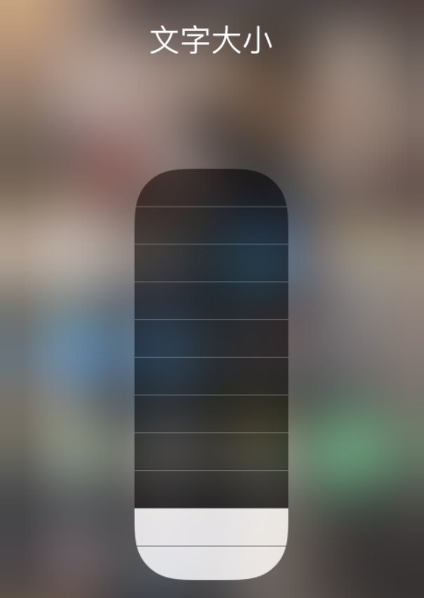景宁苹果手机维修分享小技巧：在 iPhone 控制中心快速调节字体大小 